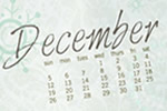 Fondos de escritorio con y sin calendario para diciembre 2010