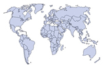 Selección de mapas del mundo en formato vectorial