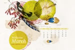 Fondos de escritorio con y sin calendario para marzo 2011