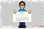 Fondos de escritorio con y sin calendario para mayo 2011 