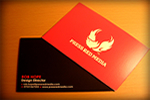 30 cautivantes y atractivas tarjetas de negocio de color rojo