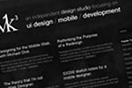 Magníficos ejemplos de  páginas web en blanco y negro 