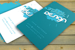 50 plantillas de tarjetas de negocios en PSD