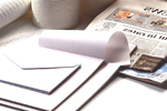 El papel blanco, cada vez más oscuro