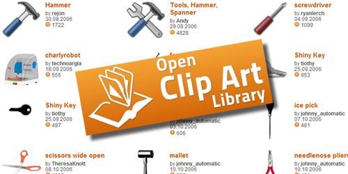 OpenClipArt, un directorio dedicado a compartir imágenes gratuitas