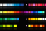 100 paletas de colores agradables y encantadoras