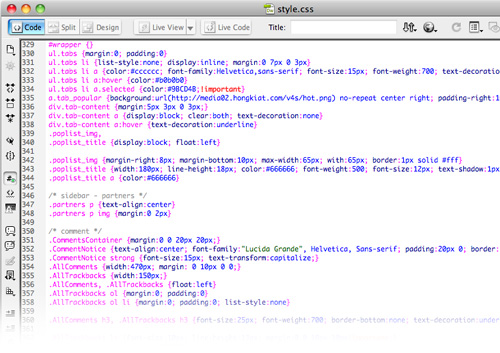 Los mejores 11 editores de CSS