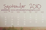 Fondos de escritorio con y sin calendario para septiembre 2010