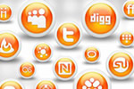 Impresionante colección de iconos de los medios de comunicación social