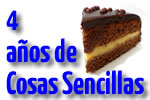Cuarto aniversario de Cosas Sencillas