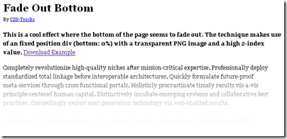 Fade Out Bottom