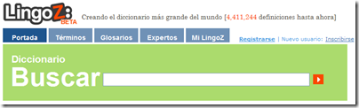 Lingoz thumb LingoZ, los usuarios dan forma al mayor diccionario del mundo