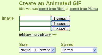  Picasion: crea GIF animados en unos instantes