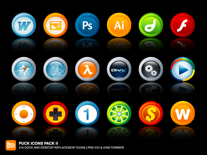 puck icons pack ii by deleket Algunas colecciones de iconos