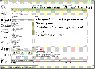 FontViewer