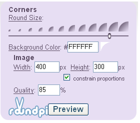  RoundPic, crea imágenes con los bordes redondeados