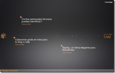 voyage RSS thumb Voyage, un lector de feeds diferente