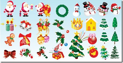 xmas tresures thumb Colecci&oacute;n de iconos con motivos navide&ntilde;os