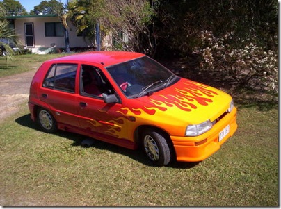llamas-coche