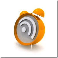 reloj thumb Agradables iconos Feed/RSS en 3D