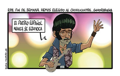 Chiki chiki presidente y Zapatero a Eurovisi&oacute;n