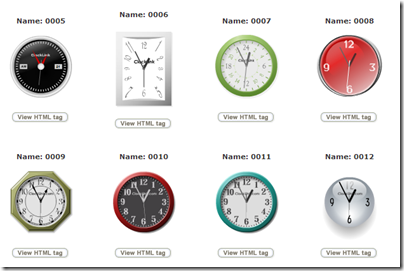 ClockLink thumb ClockLink, reloj flash para incluir en tu p&aacute;gina