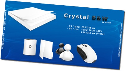 Crystal BandW pit tux thumb Colecci&oacute;n de algunos iconos de gran calidad desde IconzWorld