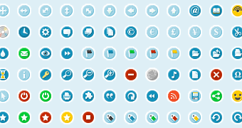 Colecci&oacute;n de iconos peque&ntilde;os