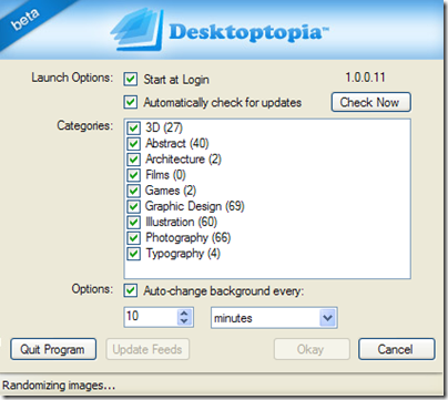 desktopopia thumb Desktoptopia, fondos de escritorio ahora tambi&eacute;n para Windows