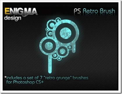 Retro Grunge thumb Dos colecciones de pinceles para Photoshop