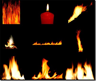 Fondo de escritorio de llamas y fuego