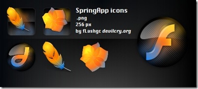 springApps thumb Iconos de gran calidad de algunos programas de Adobe