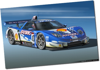 Raybrig NSX dangeruss thumb Ilustraciones vectoriales de coches deportivos para inspirarte