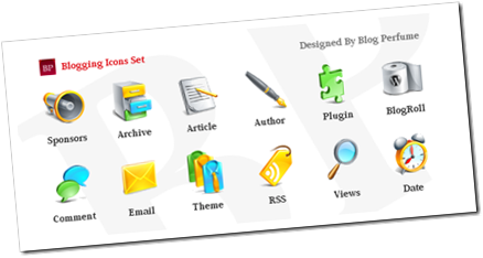 blogging-icons-set