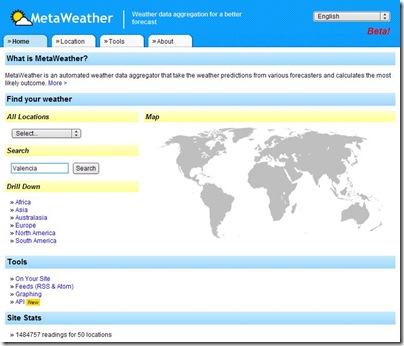 MetaWeather thumb MetaWeather, predicciones del tiempo
