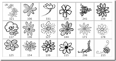pinceles florales1