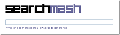 searchmash thumb Searchmash, un interfaz de buscador interesante