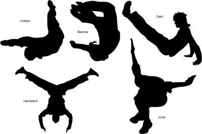 Parkour_silhouettes