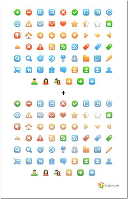 Un nuevo juego de iconos peque&ntilde;os (24&times;24 px)
