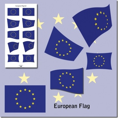 european flag thumb Banderas de la comunidad europea en formato vectorial