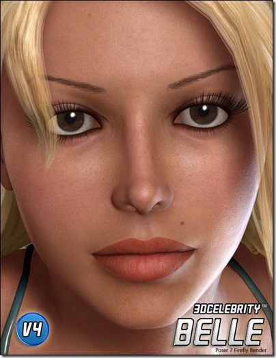 belle thumb La m&aacute;s sorprendente mujeres modeladas en 3D
