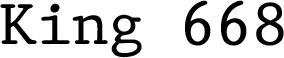 font 1 king thumb Selecci&oacute;n de 10 tipograf&iacute;as con estilo de m&aacute;quina de escribir para dise&ntilde;adores