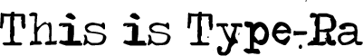 font 4 typera thumb Selecci&oacute;n de 10 tipograf&iacute;as con estilo de m&aacute;quina de escribir para dise&ntilde;adores