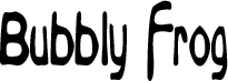 font-bubbly