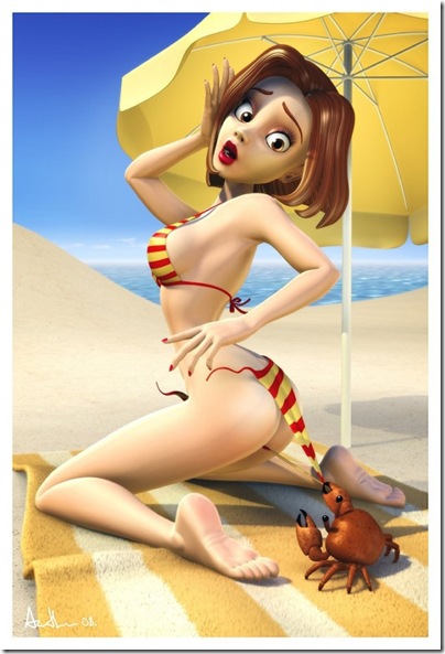 suzie the lil nipper thumb La m&aacute;s sorprendente mujeres modeladas en 3D