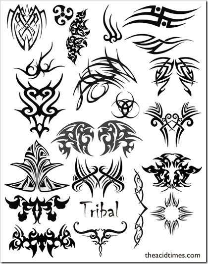 plantilla tatuaje. útiles para el tema de los tatuajes y otros diseños.