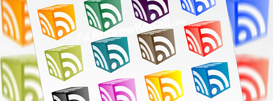 rss-feed-cube-icon-set