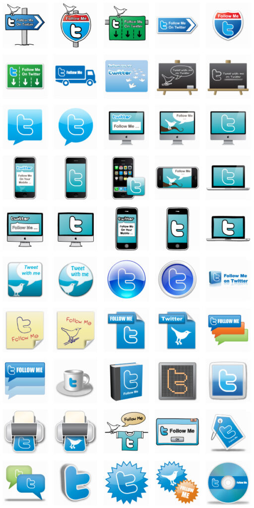50 iconos twitter 512x1024 50 iconos gratuitos exclusivos para Twitter