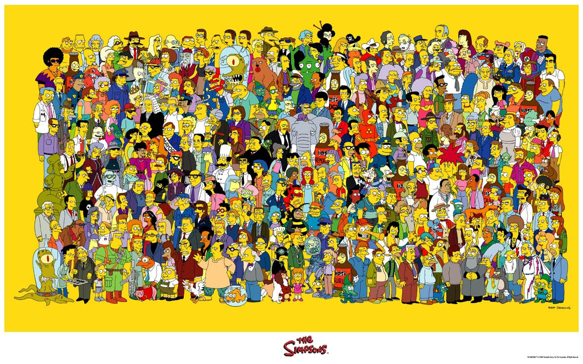 simpsons Todos los personajes de los Simpsons
