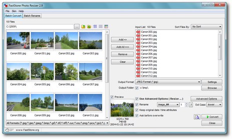 FastStonePhotoResizer FastStonePhotoResizer